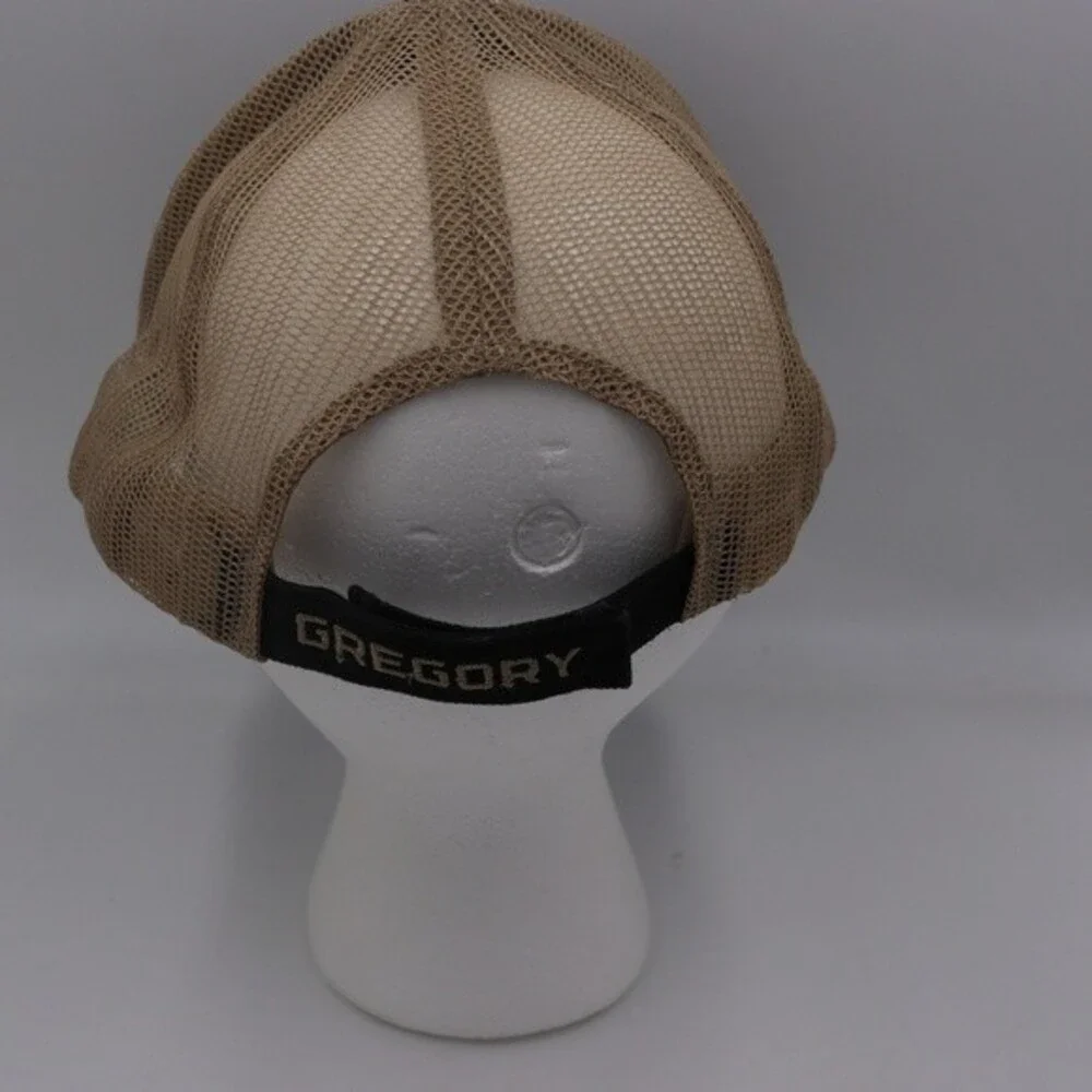Gregory Vintage Adjustable Hat With Landscape Embroidered Details Sun Floral